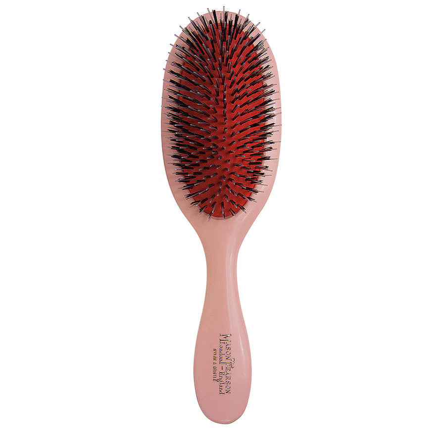 BN1 Popular Bristle & Nylon Pink Hairbrush