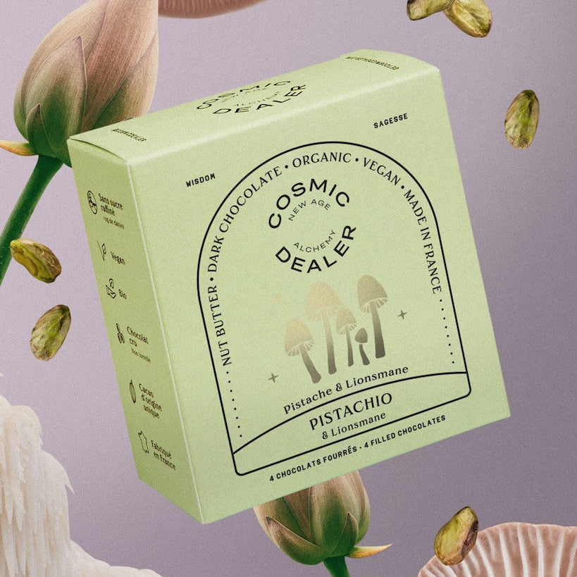 Box of 4 Chocolates - Pistachio & Lion's Mane