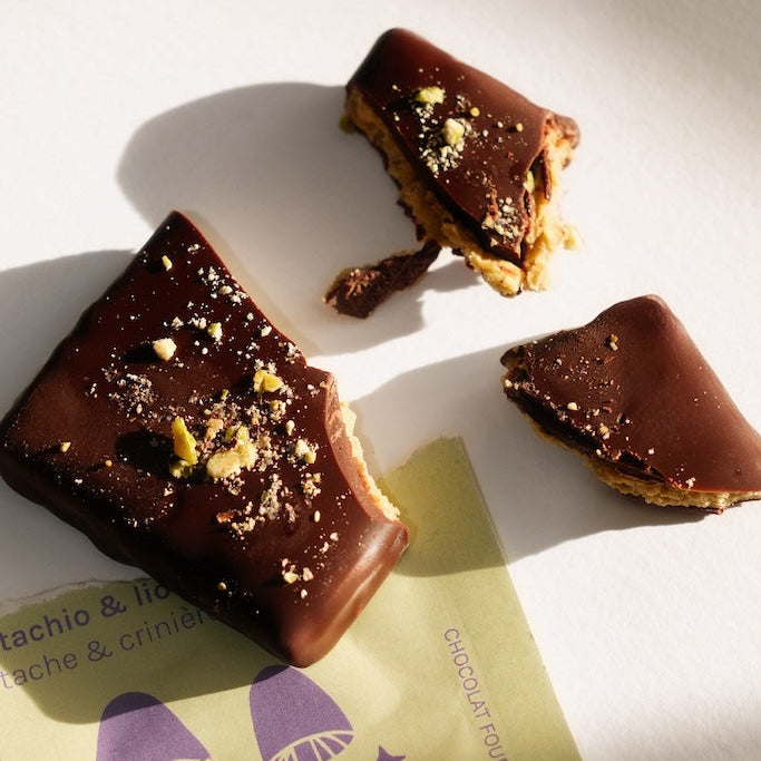 Dark Nut Butter Chocolate - Pistachio & Lion's Mane