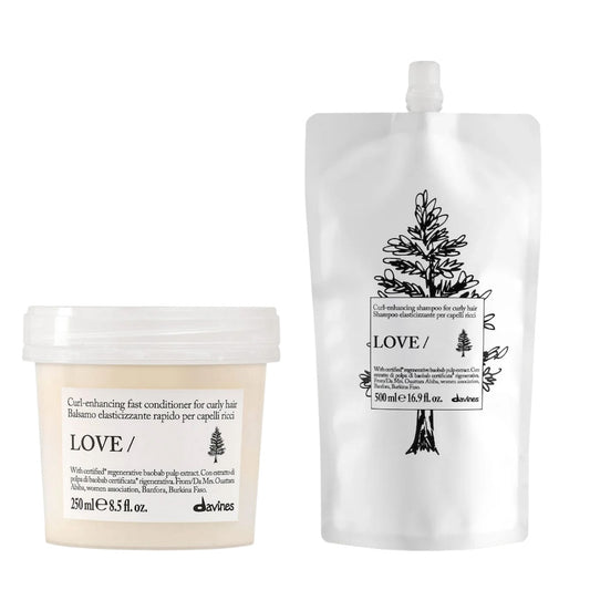 Love Curl Shampoo Refill Conditioner Duo