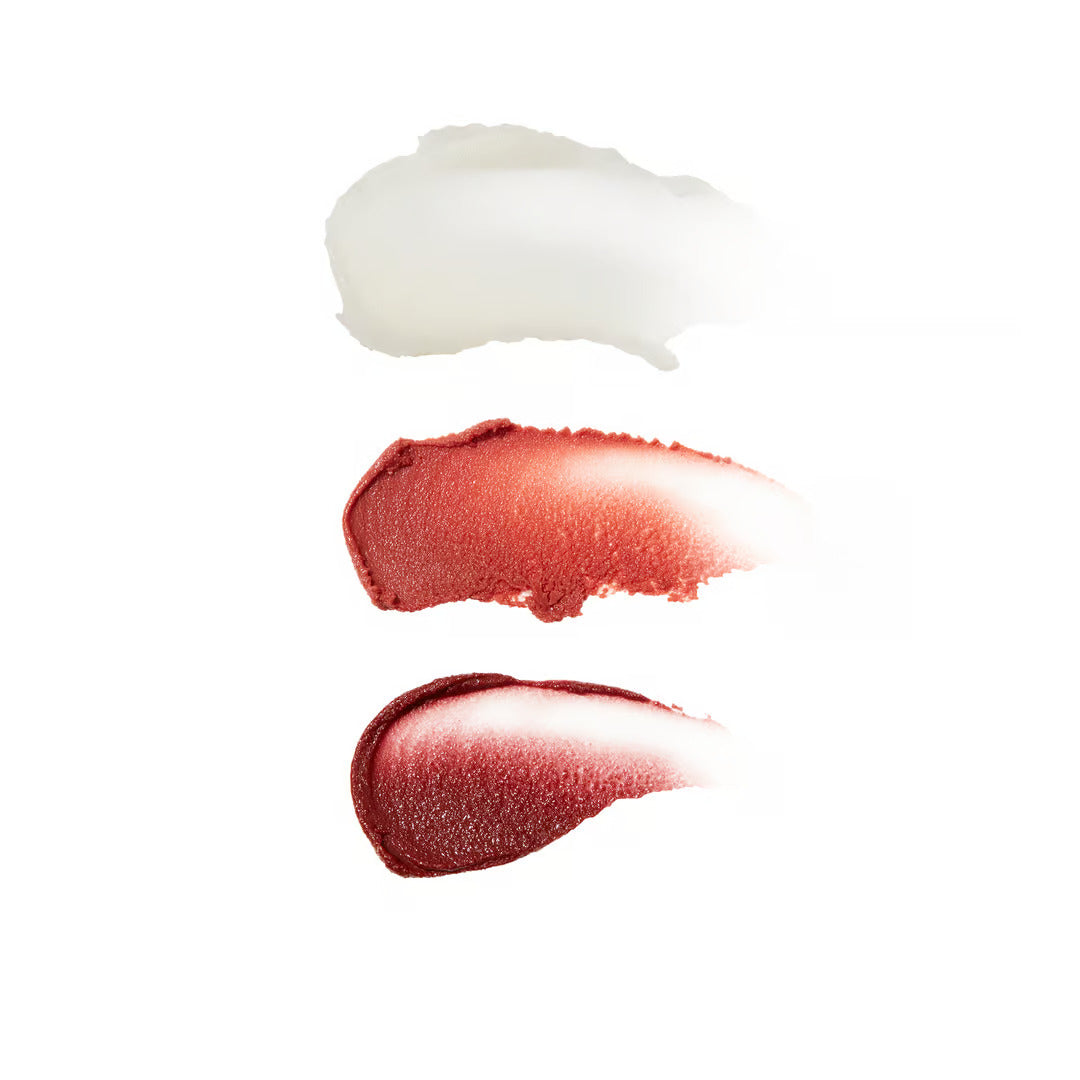 Clean Nourishing Lip Balm Trio - Clear, Tomato, Peony