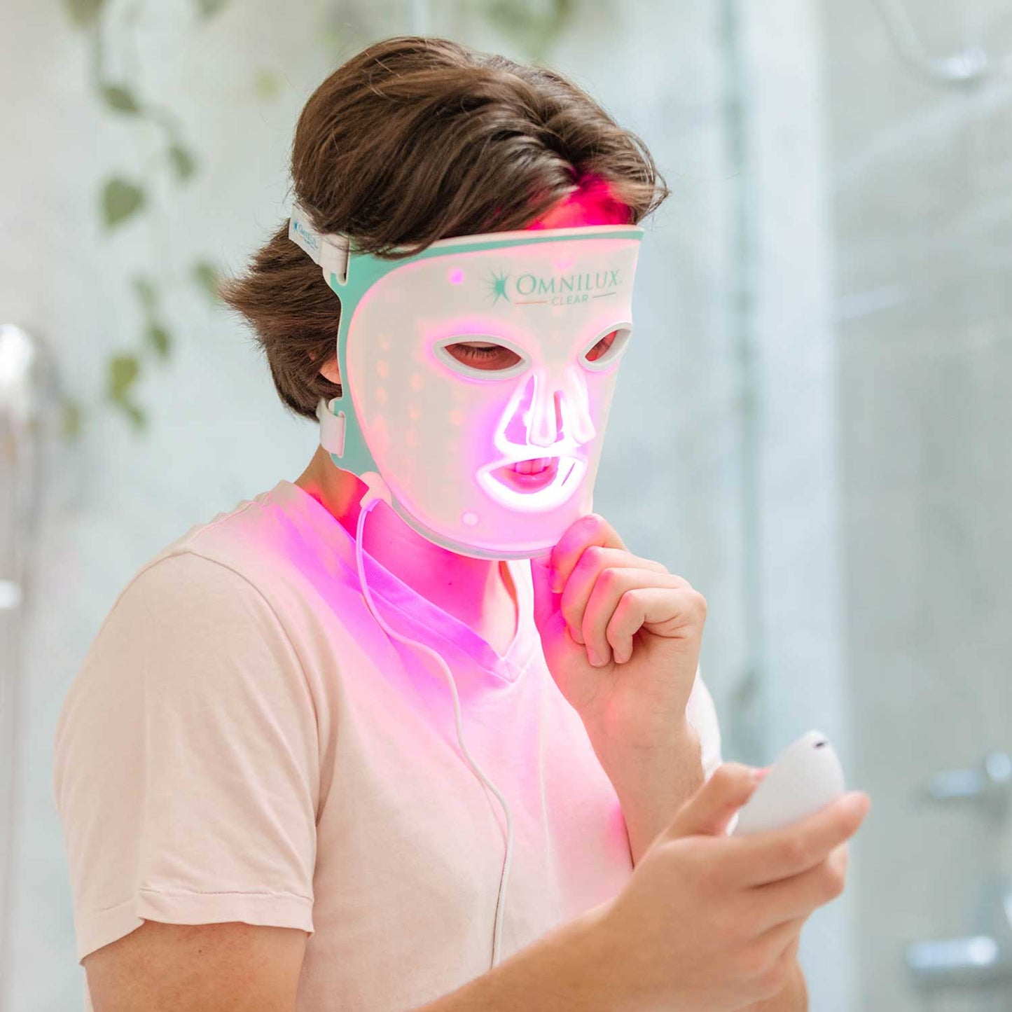 Clear Face Mask LED Therapy