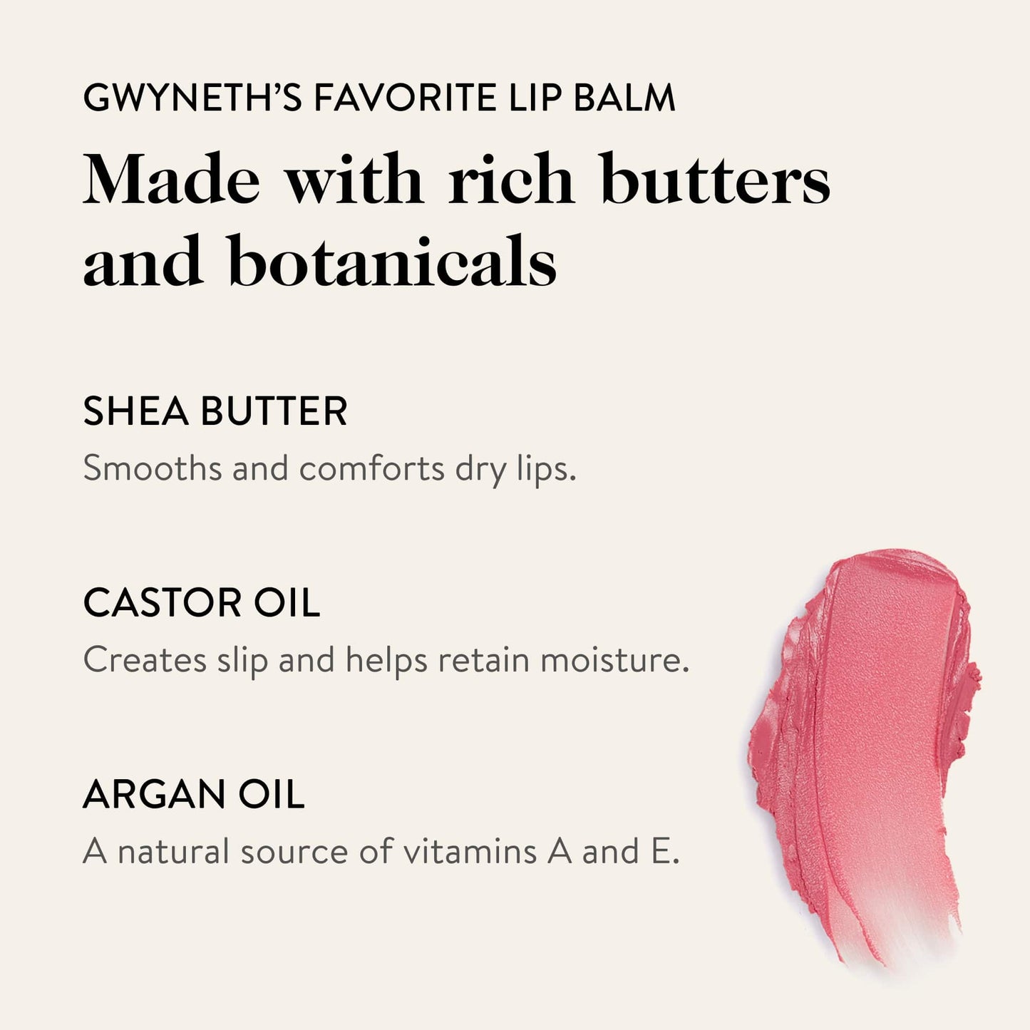 Clean Nourishing Lip Balm - Peony