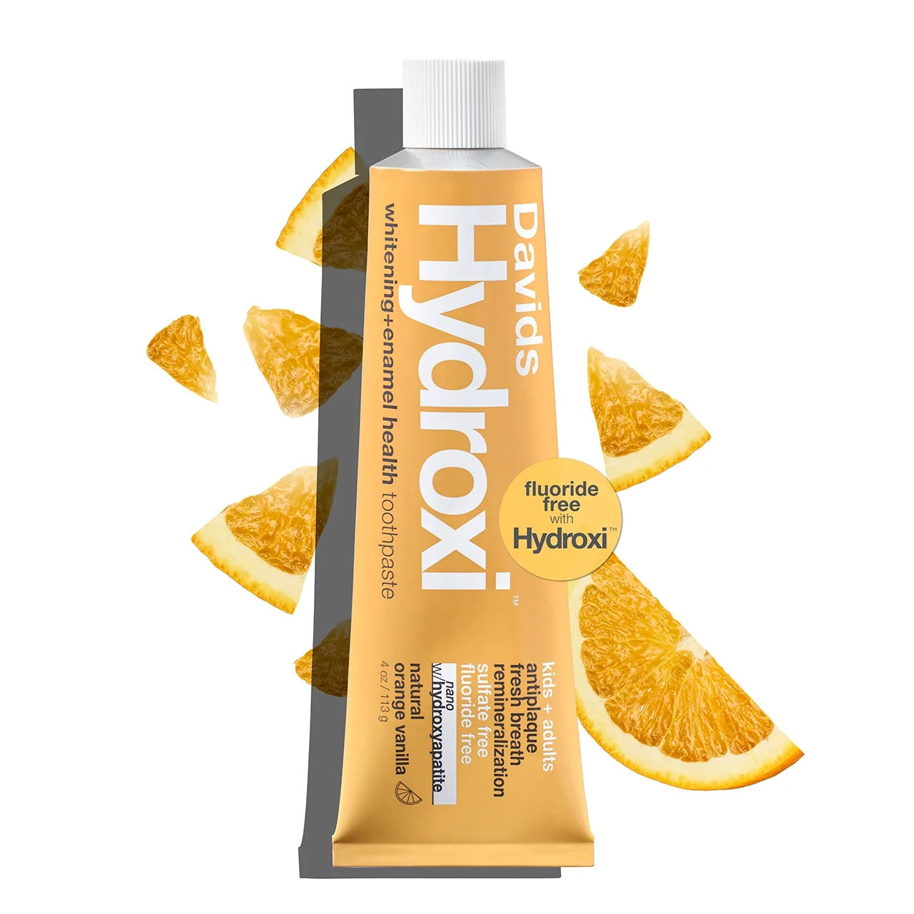 Premium Whitening + Enamel Orange Vanilla Toothpaste 113g
