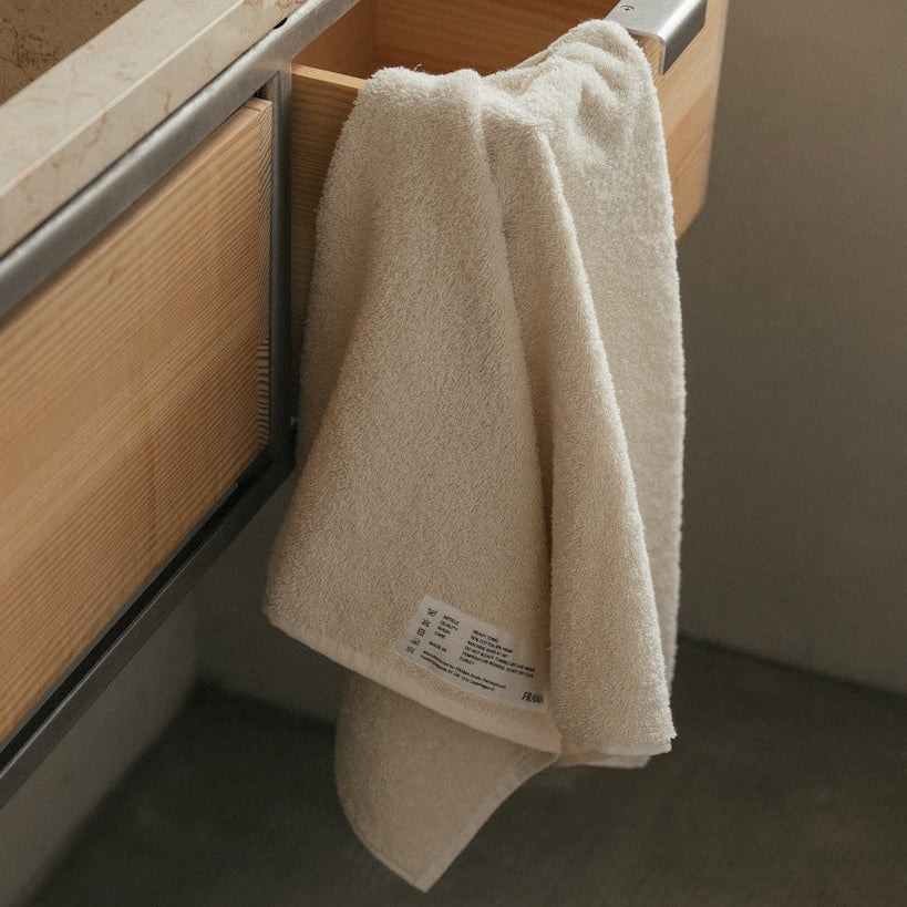 Heavy Hand Towel Bone White