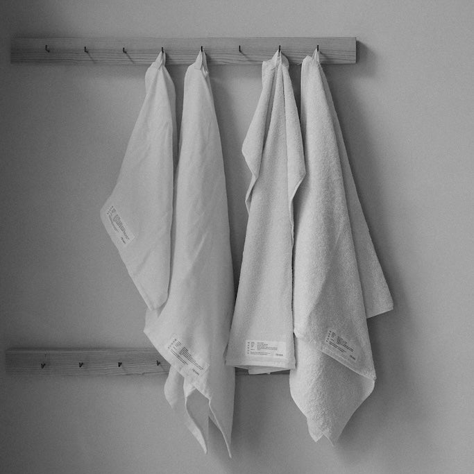Heavy Bath Towel Bone White