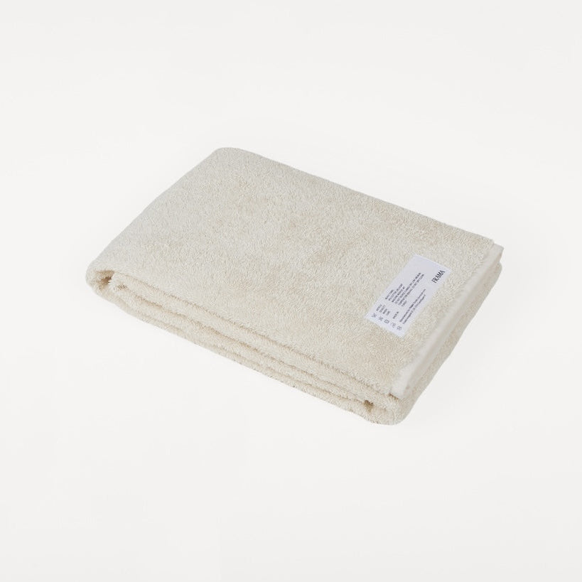 Heavy Bath Towel Bone White