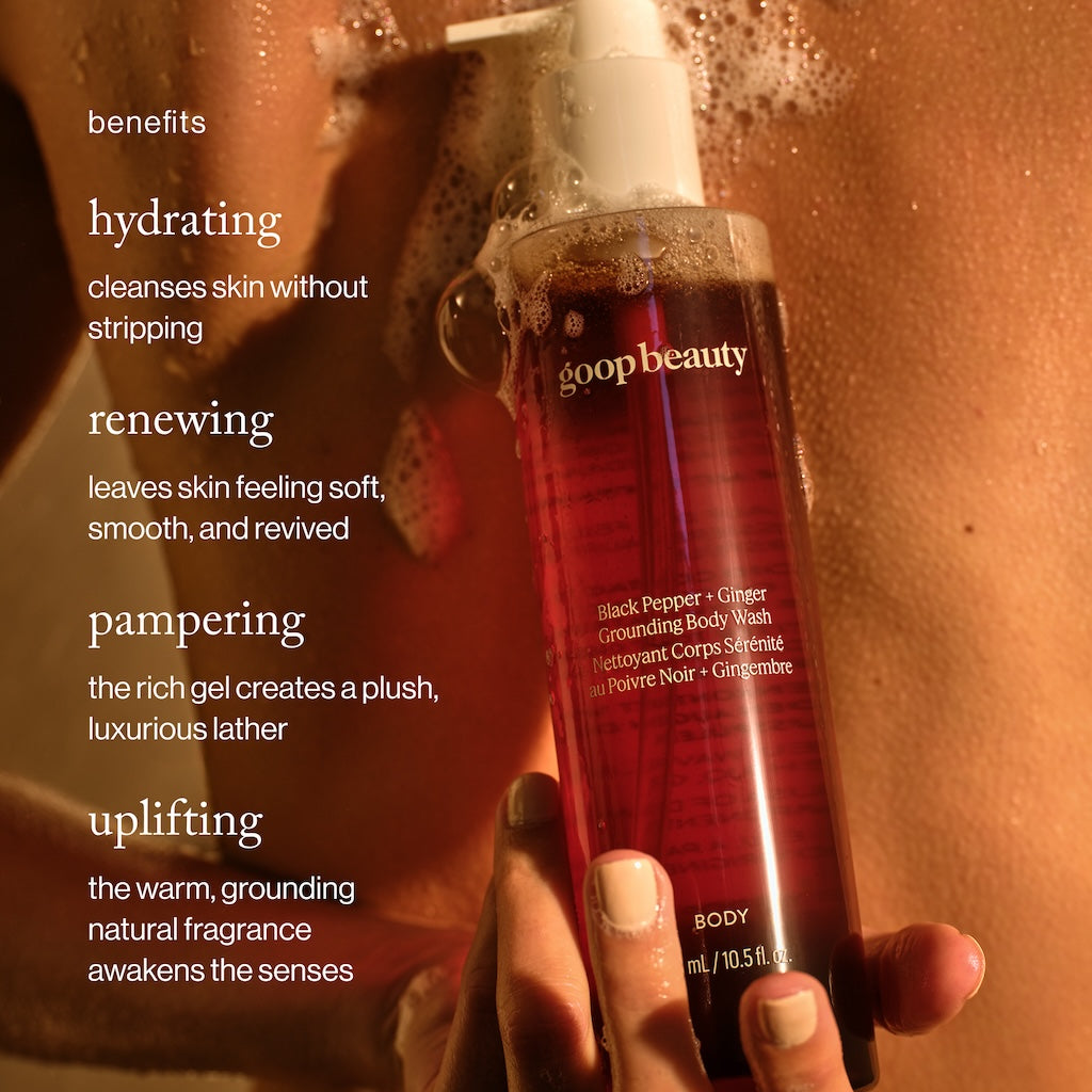 Black Pepper + Ginger Grounding Body Wash