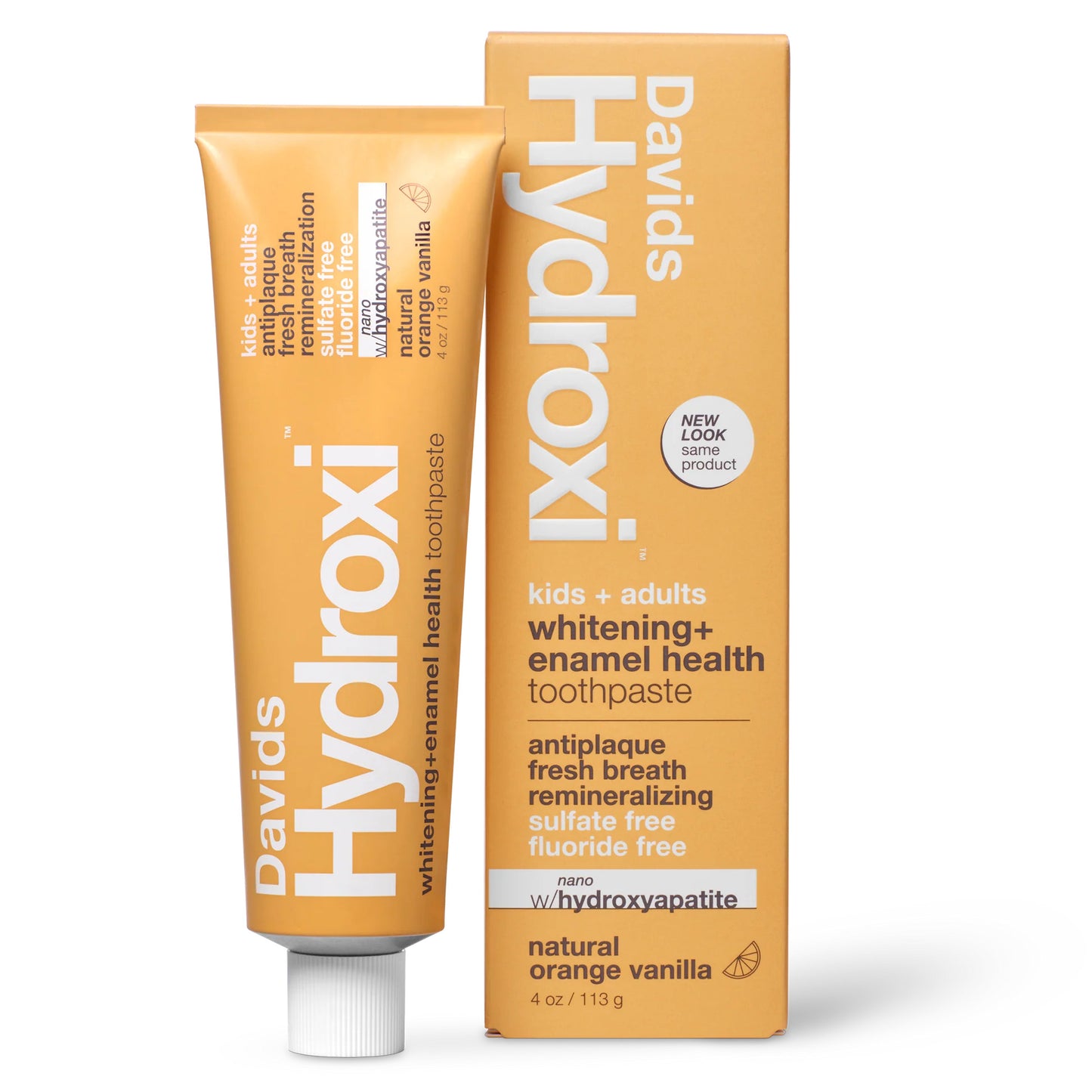 Premium Whitening + Enamel Orange Vanilla Toothpaste 113g