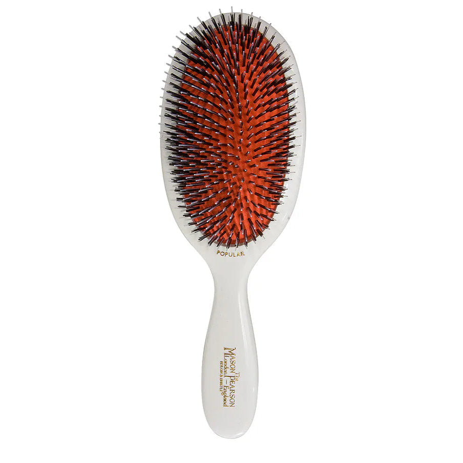 BN1 Popular Bristle & Nylon Ivory Hairbrush