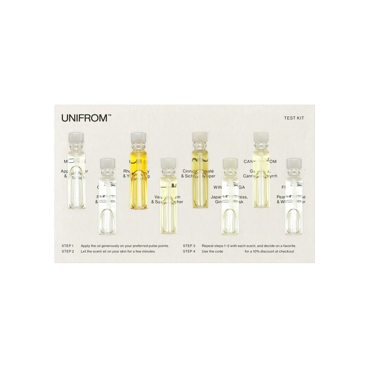 Testpack - 8 Scents