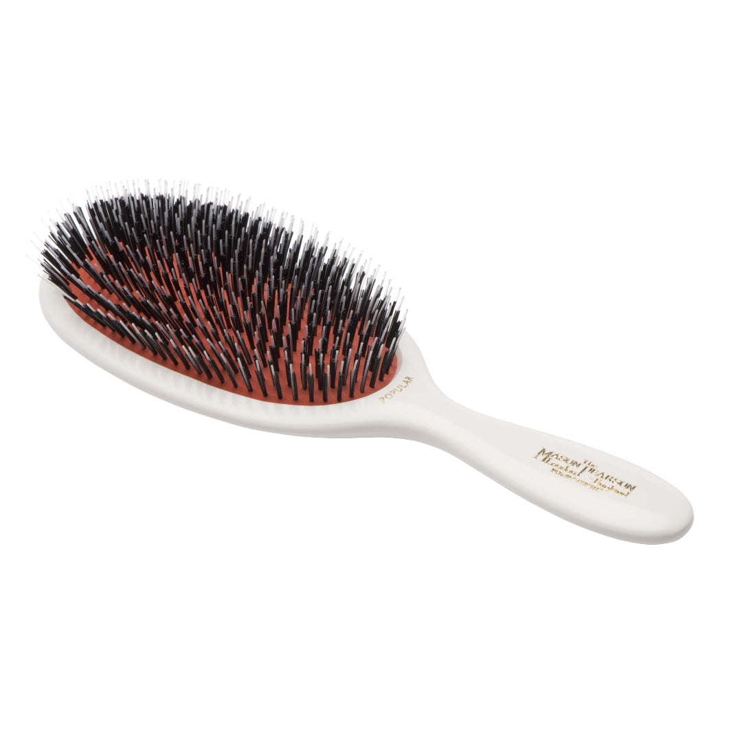 BN1 Popular Bristle & Nylon Ivory Hairbrush