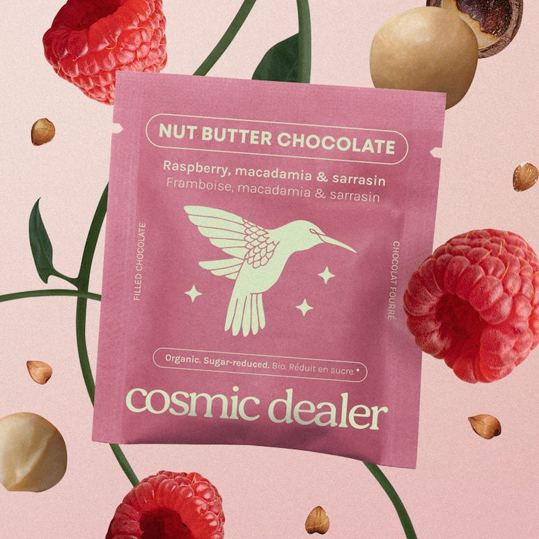 Box of 4 Chocolates - Raspberry & Macadamia