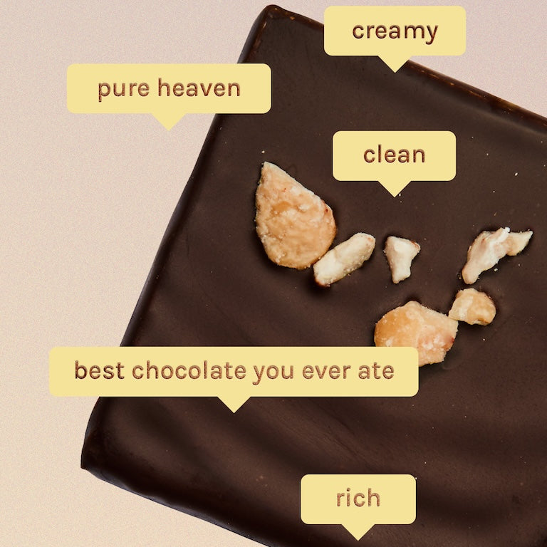 Dark Nut Butter Chocolate - Vanilla Cookie Dough