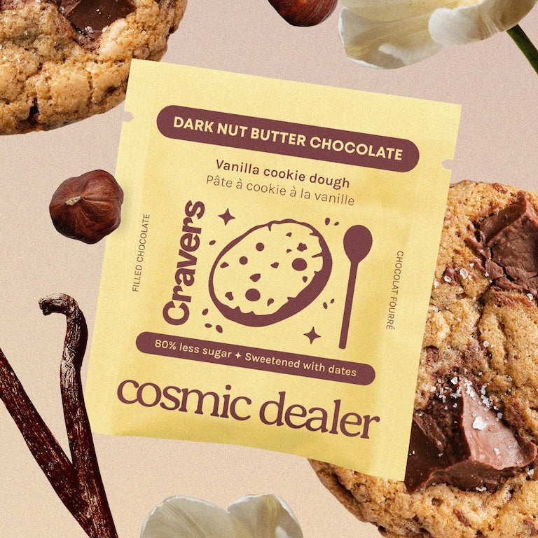 Dark Nut Butter Chocolate - Vanilla Cookie Dough