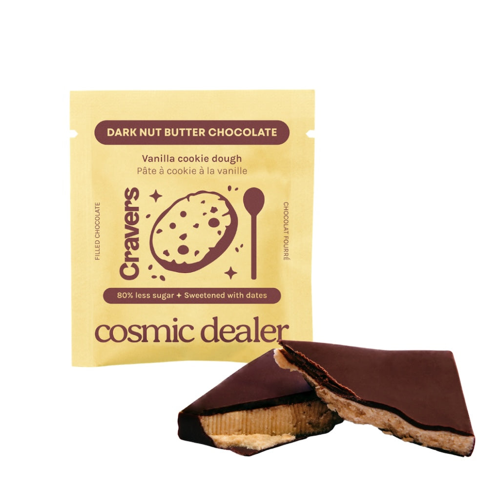 Dark Nut Butter Chocolate - Vanilla Cookie Dough