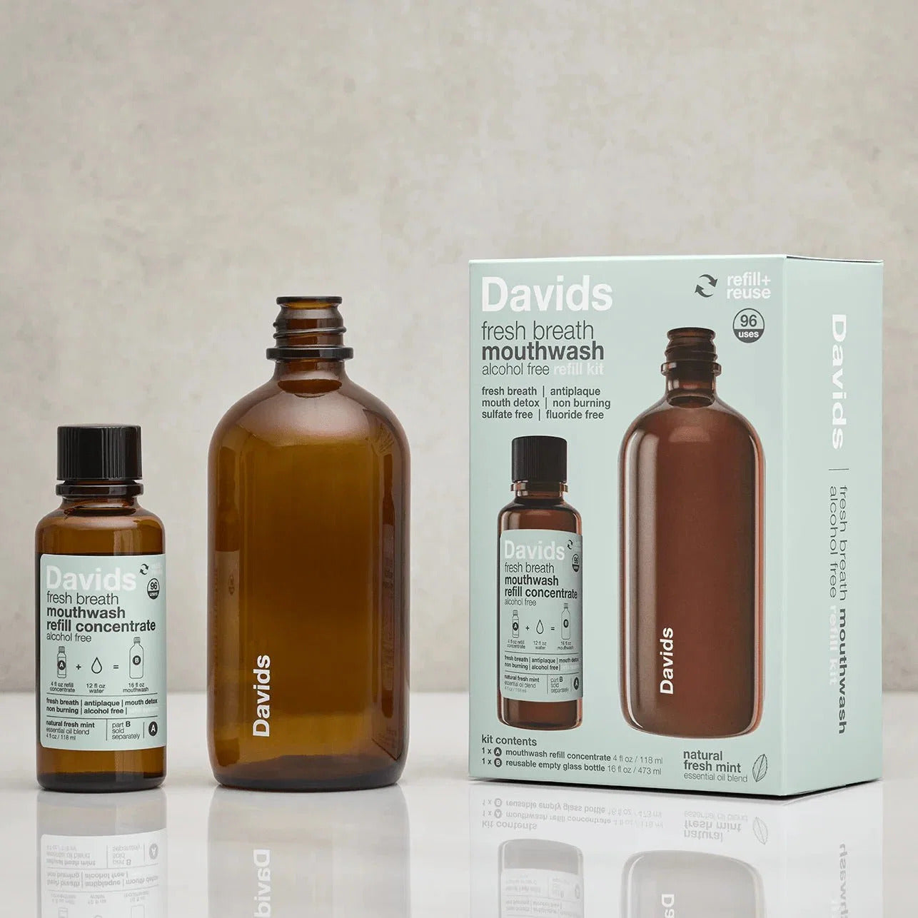 Hydroxi Fresh Breath Mouthwash Refill Kit