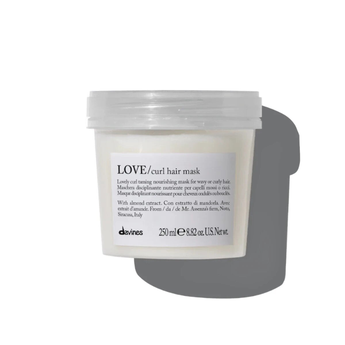 davines essential love curl hair mask 250ml