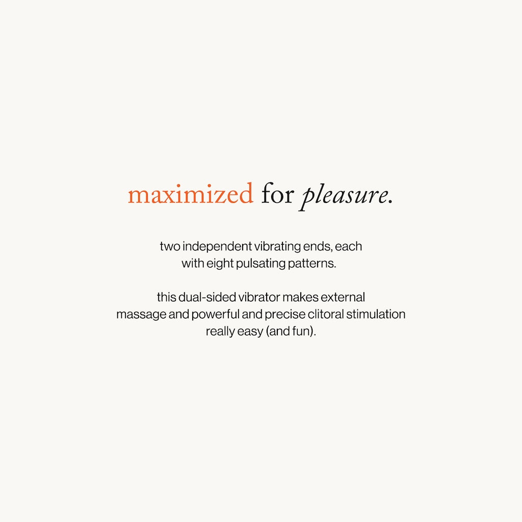 Double-Sided Wand Vibrator