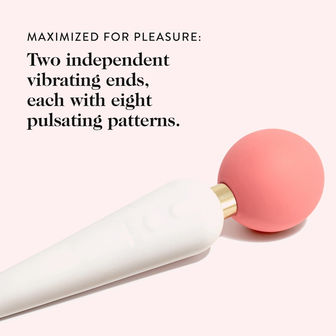 Double-Sided Wand Vibrator