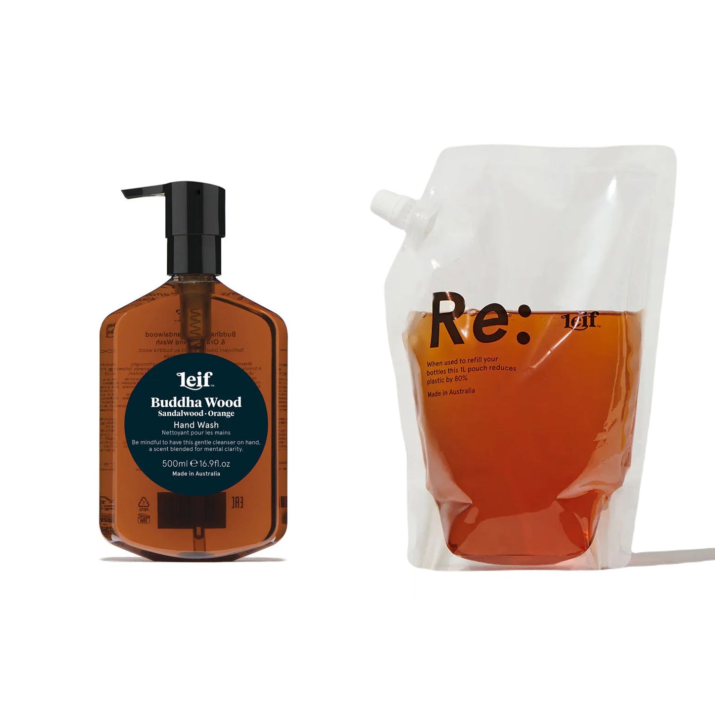 Buddha Wood Hand Wash & Refill Duo