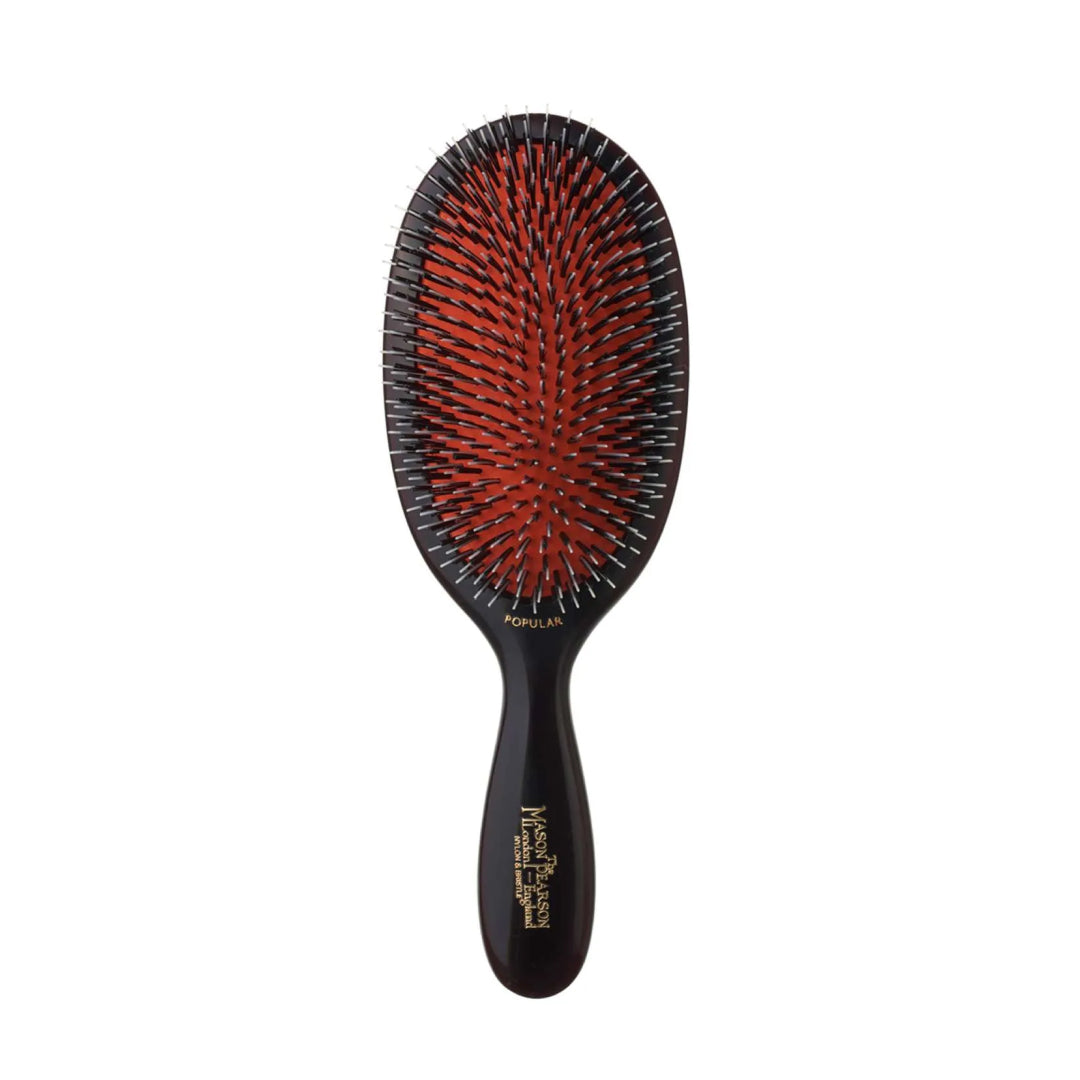 BN1 Popular Bristle & Nylon Dark Ruby Hairbrush