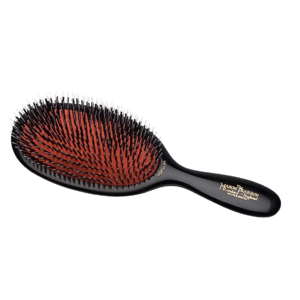 BN1 Popular Bristle & Nylon Dark Ruby Hairbrush