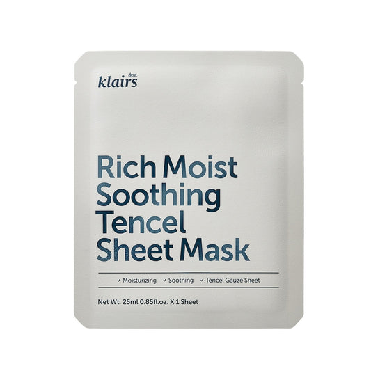 Rich Moist Soothing Tencel Sheet Mask 25ml