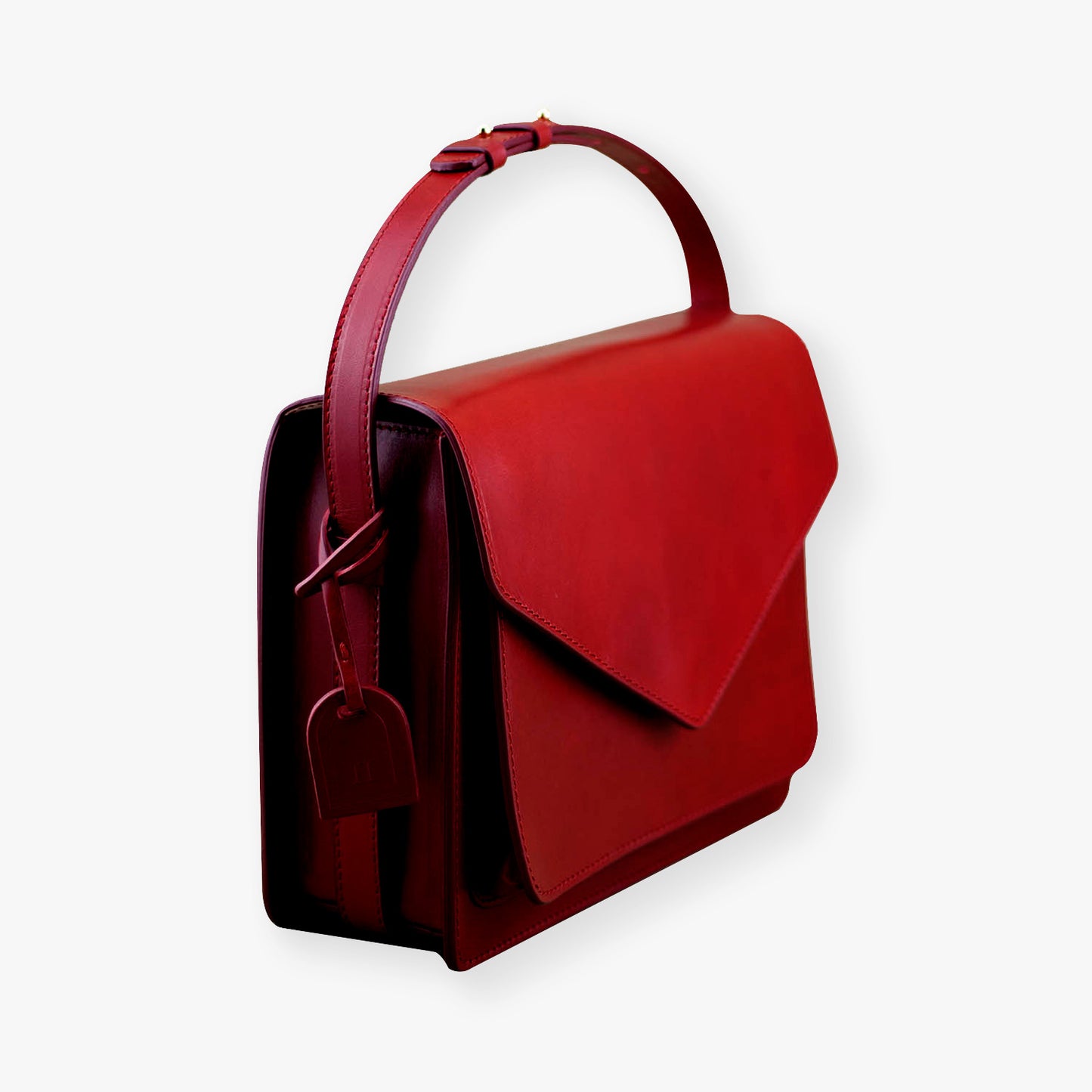 Assemblage No.3 Red Leather Bag