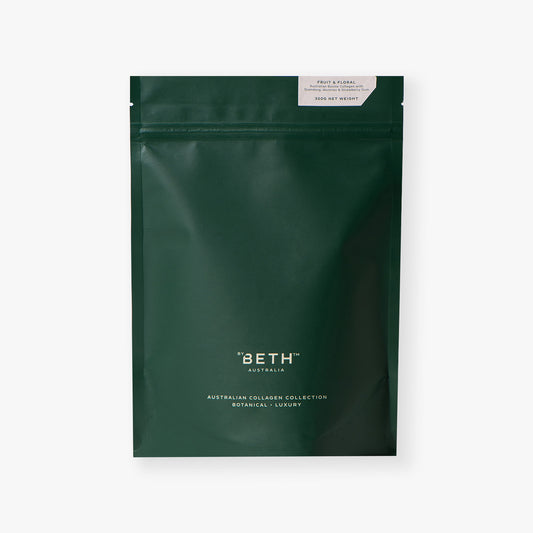 The Fruit + Floral Bovine Collagen Refill Pouch 300g