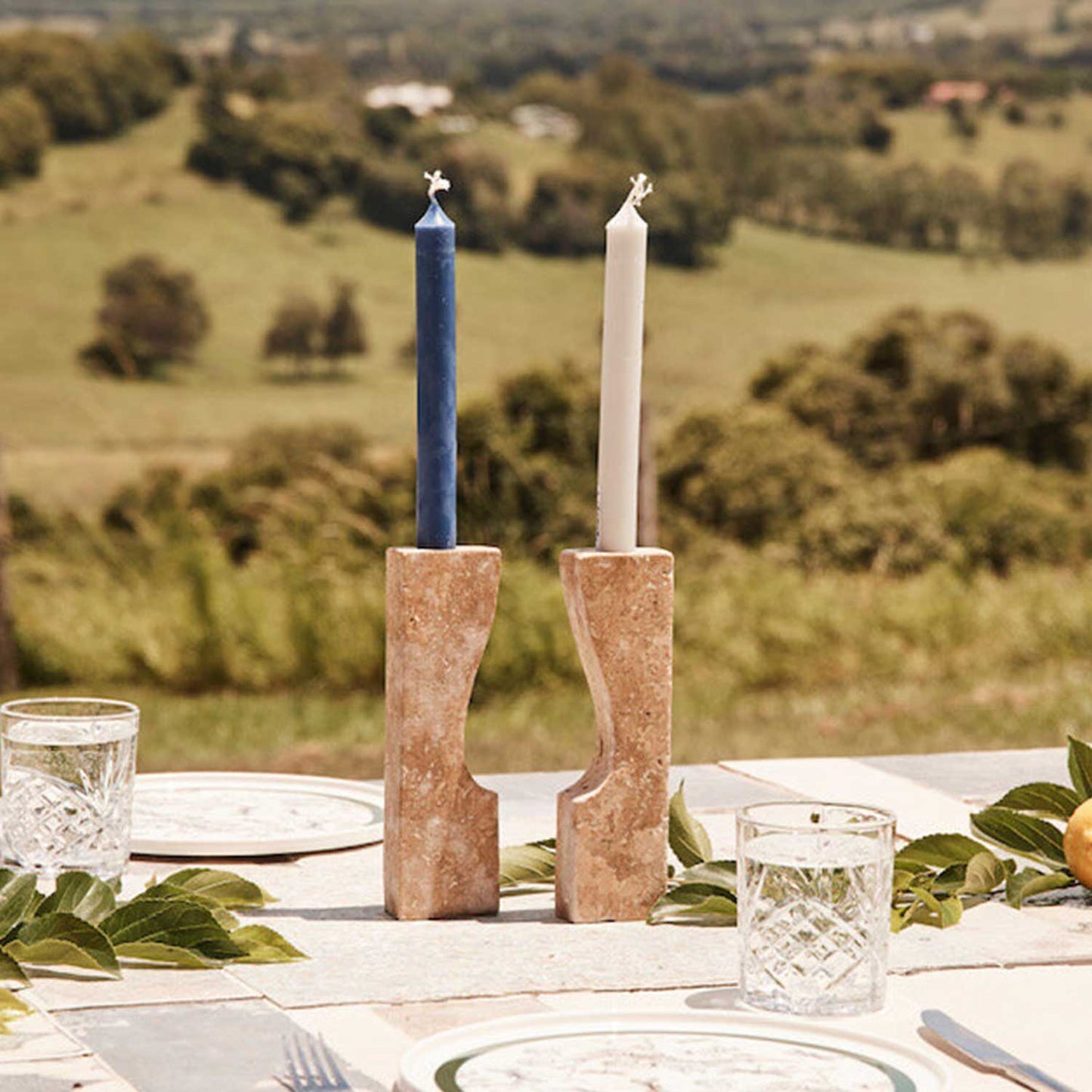 Candle Stick Holders (Set Of 2)