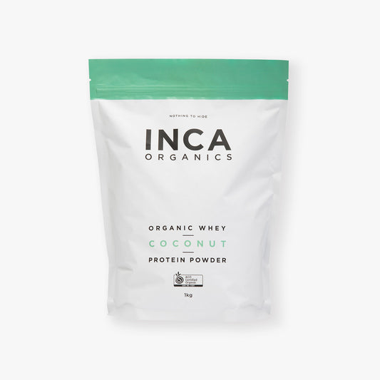 Organic Whey + Coconut Protein Powder - 1Kg
