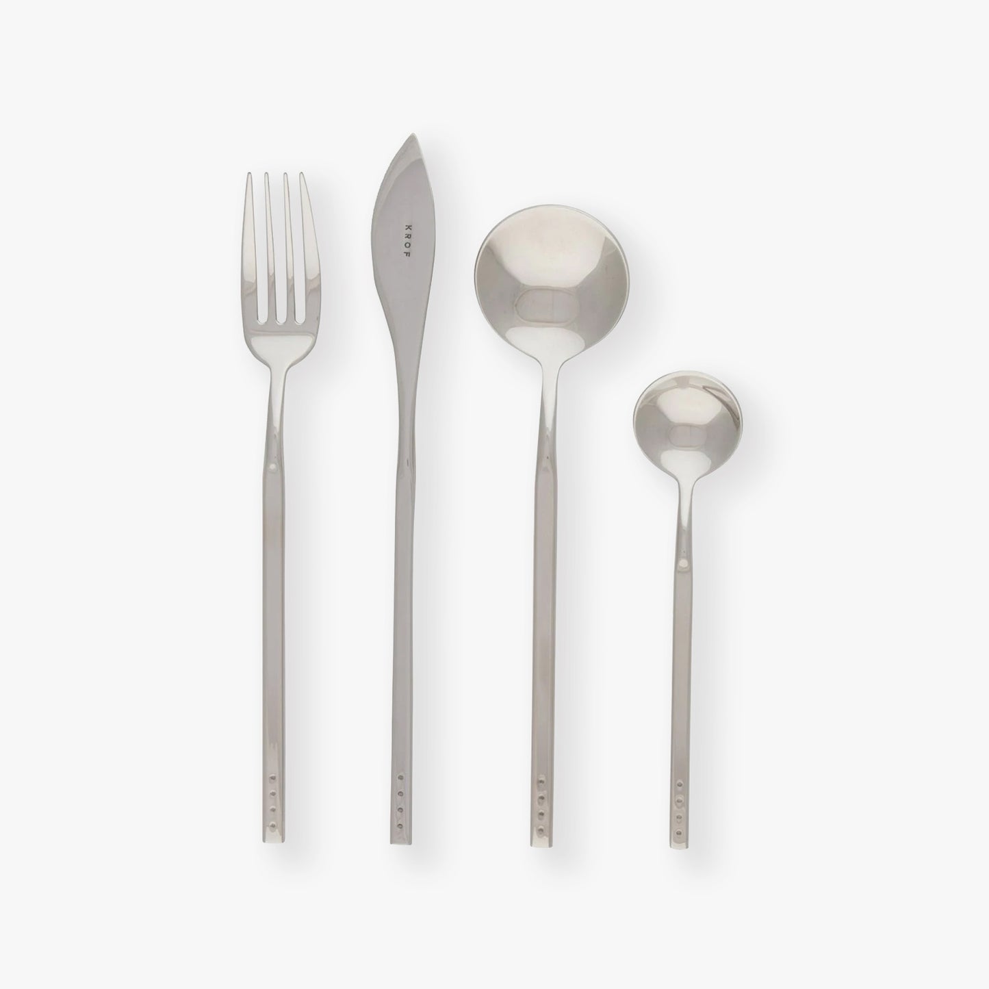 Polished Silver Cutlery Set 8pc