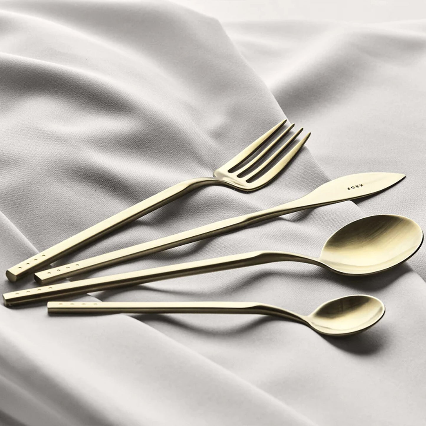 Champagne Gold Cutlery Set 8pc
