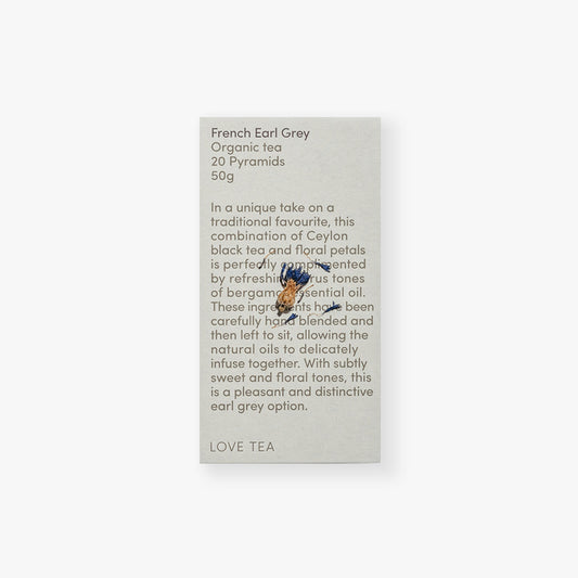 French Earl Grey Pyramid Tea Bags