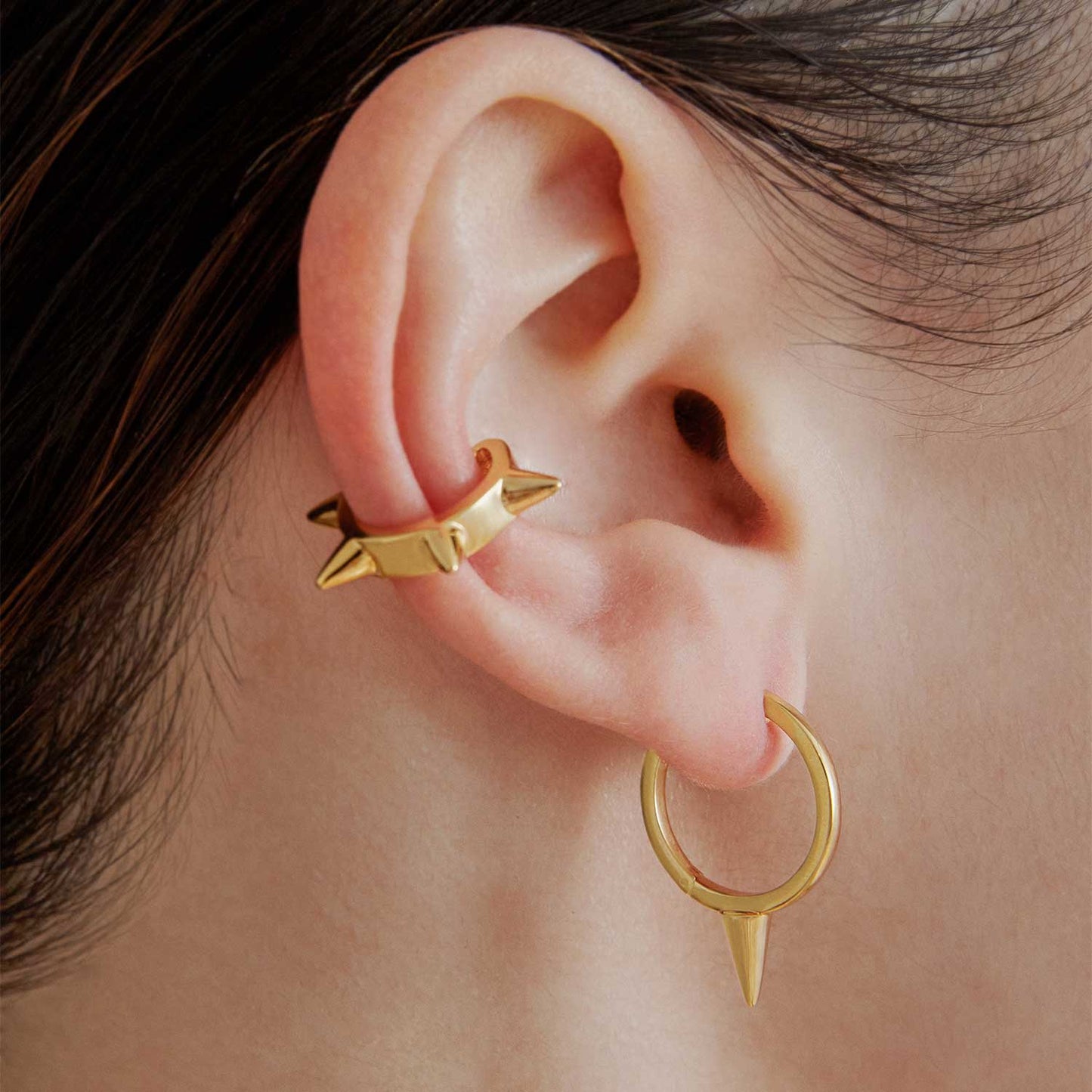 Multipoint Ear Cuff Gold