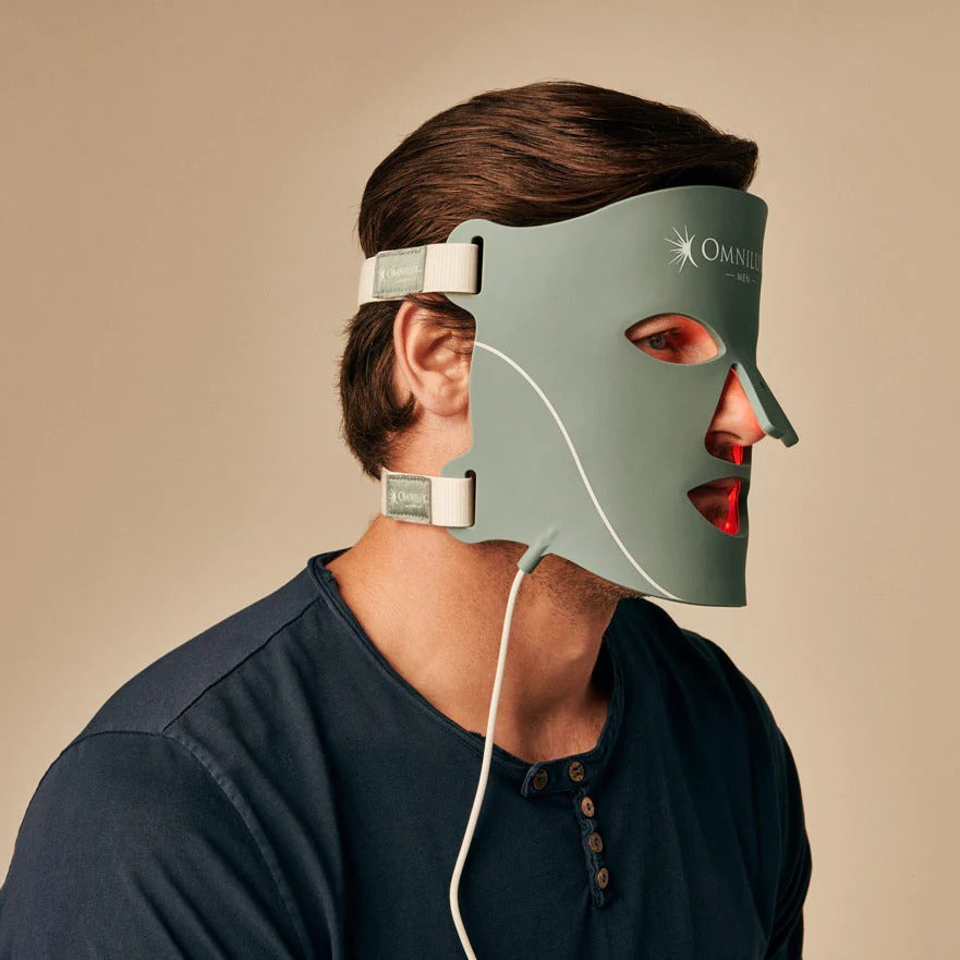 Men's Face Mask LED Therapy