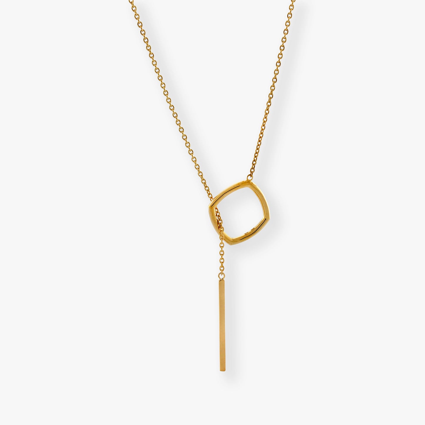 Accent Y Necklace Gold